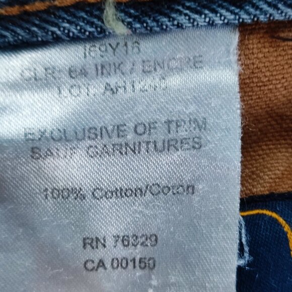 Work Mate heavy duty jeans men's size 40X32 denim blue with brown canvas - Picture 8 of 15